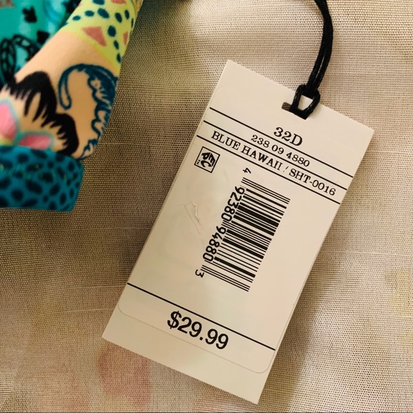 SHADE & SHORE BIKINI TOP 32D - Picture 5 of 7